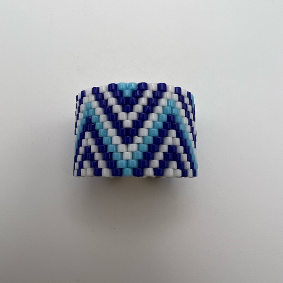 Stylish Miyuki Beaded Adjustable Rings - Boho Chic Statement Rings - Picture 9 of 12